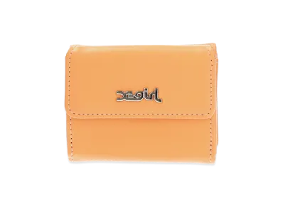 X-Girl Women's Faux Leather Mini Wallet "Orange"