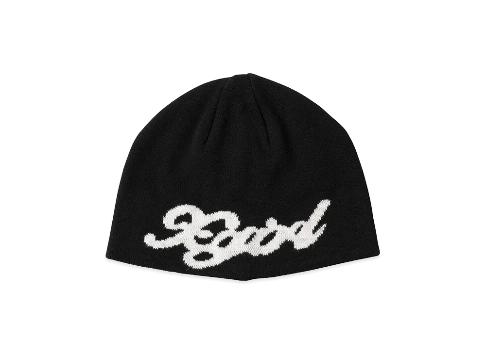 X-Girl Women's Script Logo Jacquard Beanie "Black"
