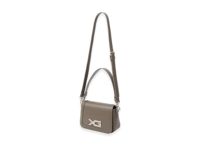 X-Girl Women's Xg Emblem Buckle 2Way Faux Leather Bag "Brown"