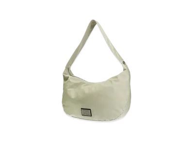 X-Girl Women's Metal Plate Label Shoulder Bag "Off White"