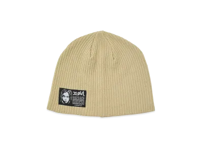 X-Girl Women's Face Label Beanie "Beige"