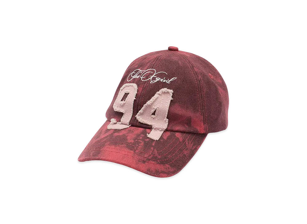 X-Girl Women's Faded Number Logo 6Panel Cap "Red"