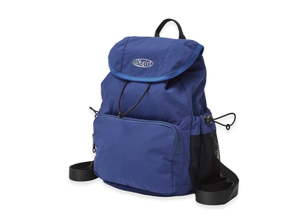X-Girl Women's Lightweight 2Way Mini Daypack "Blue"