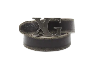 X-Girl Women's Xg Emblem Clasp Faux Leather Belt "Black"