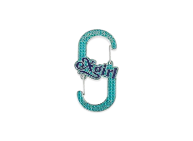 X-Girl Women's Skeleton Liquid Carabiner "Light Blue"