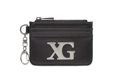 X-Girl Women's Xg Emblem Clasp Card Case "Black"