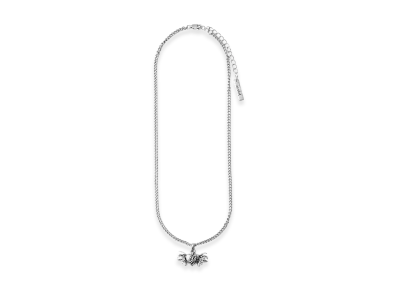 X-Girl Women's Tribal Heart Charm Necklace "Silver"