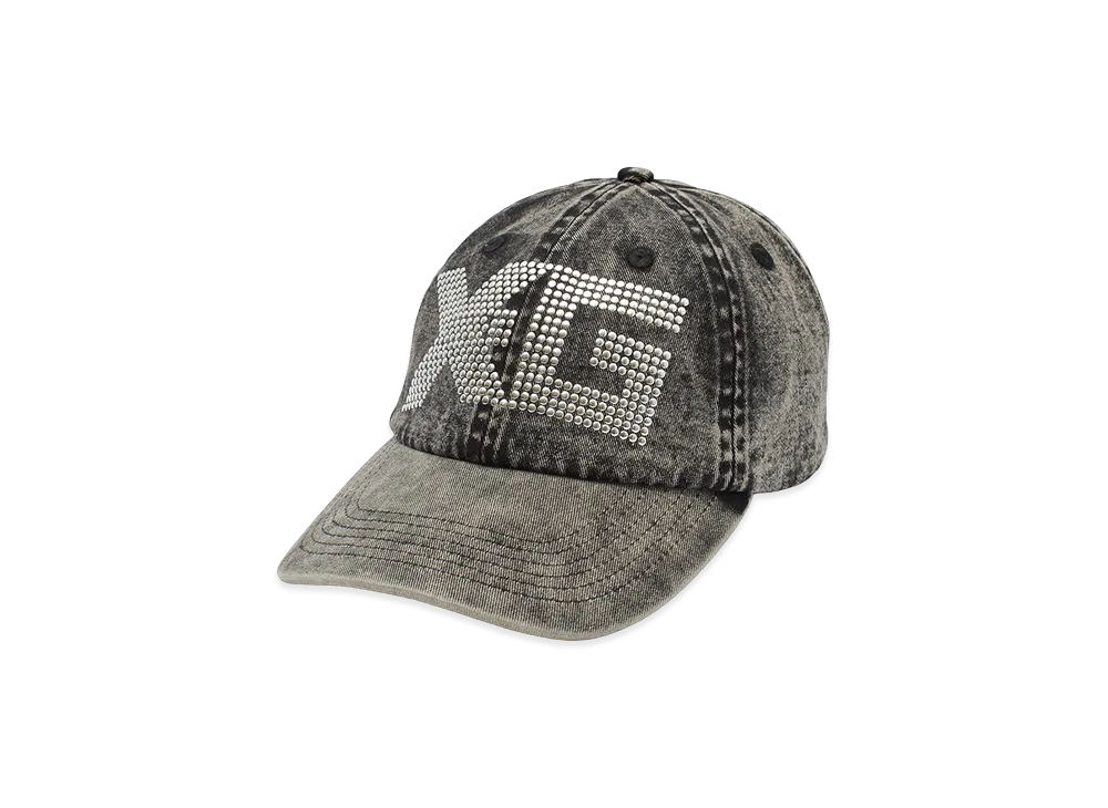 X-Girl Women's Logo Mark Studded 6Panel Cap "Black"