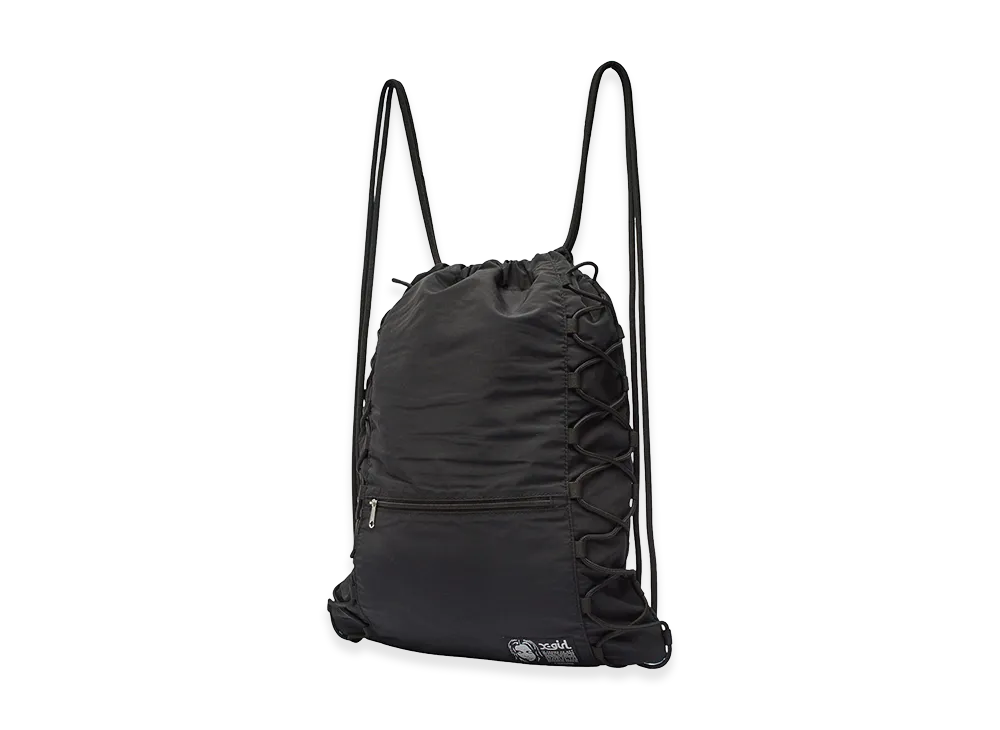 X-Girl Women's Face Label Knapsack "Black"