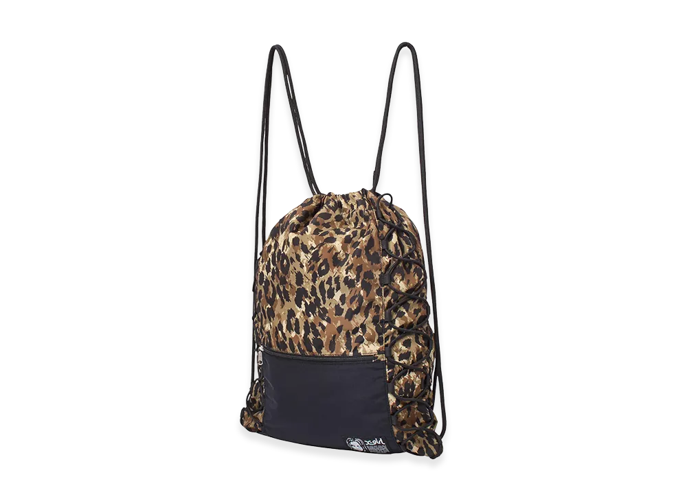 X-Girl Women's Face Label Knapsack "Beige"