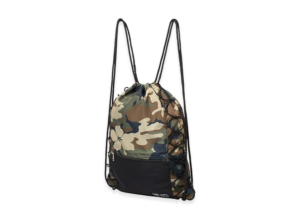 X-Girl Women's Face Label Knapsack "Camo"
