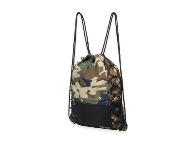 X-Girl Women's Face Label Knapsack "Camo"