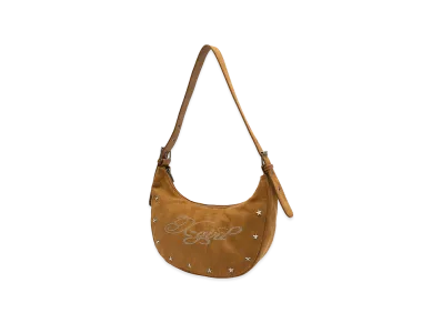 X-Girl Women's Faux Suede Shoulder Bag "Beige"