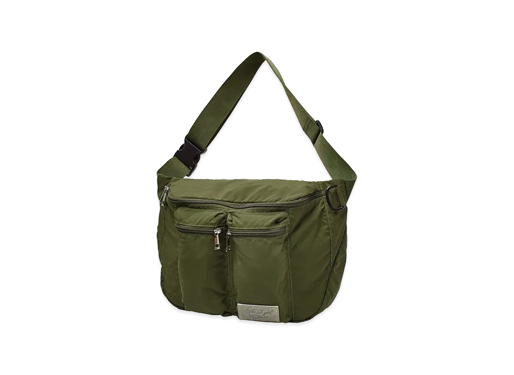 X-Girl Women's Metal Plate Shoulder Bag "Olive"