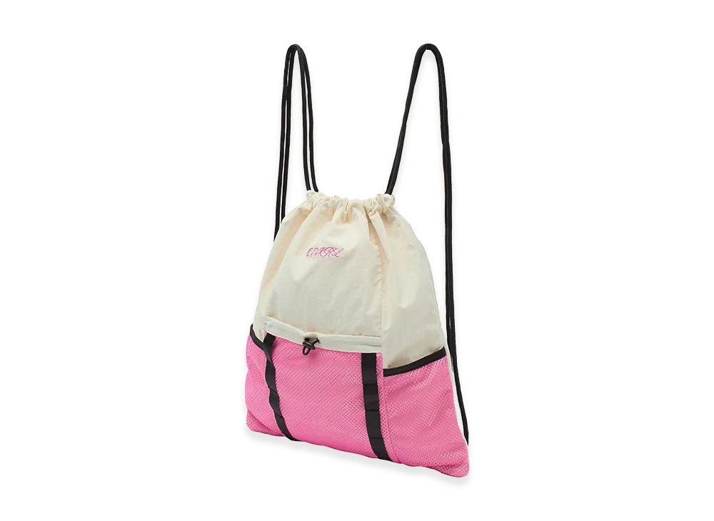 X-Girl Women's Mesh Pocket Knapsack "White"