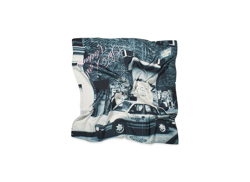X-Girl Women's Script Logo Scarf "Black"