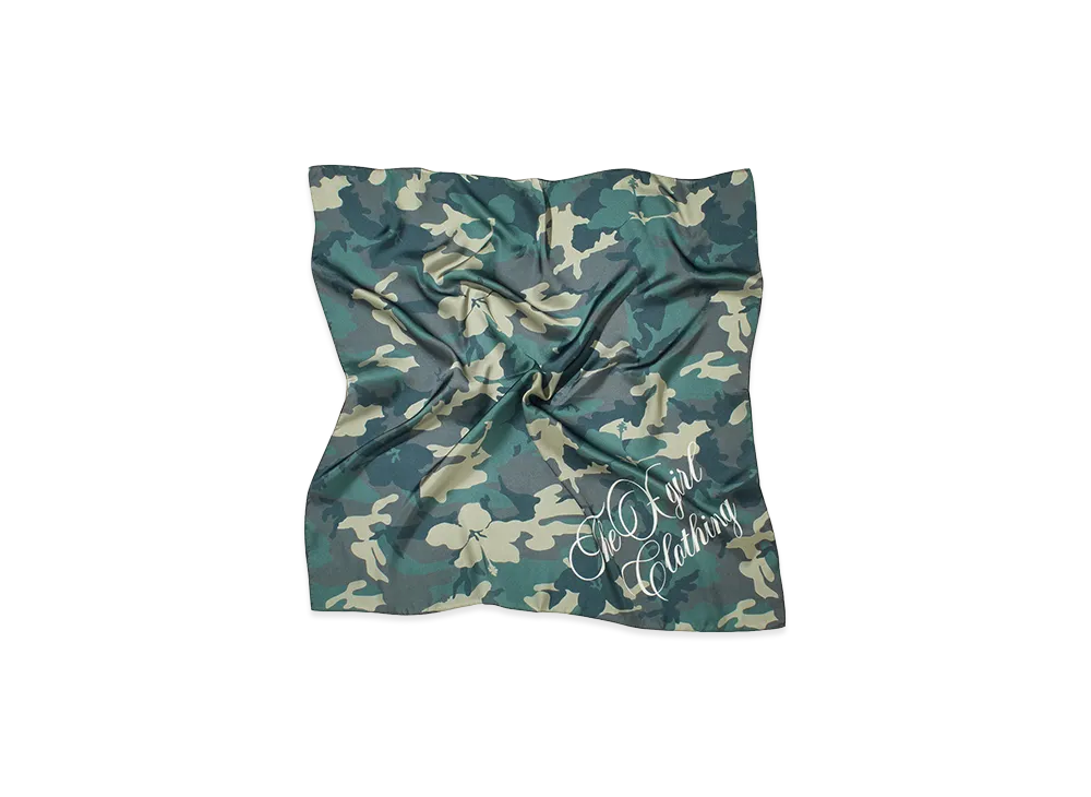 X-Girl Women's Script Logo Scarf "Camo"