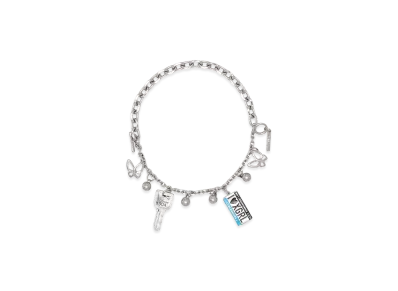 X-Girl Women's Sentimental Value Charms Bracelet "Silver"