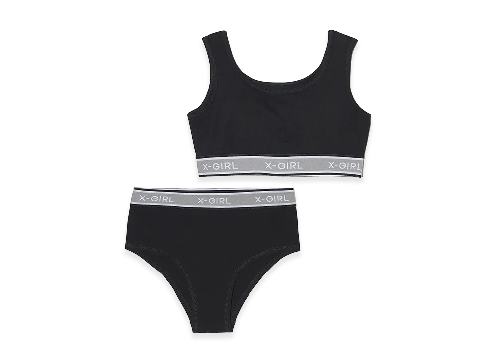 X-Girl Women's Logo Underwear Set "Black"