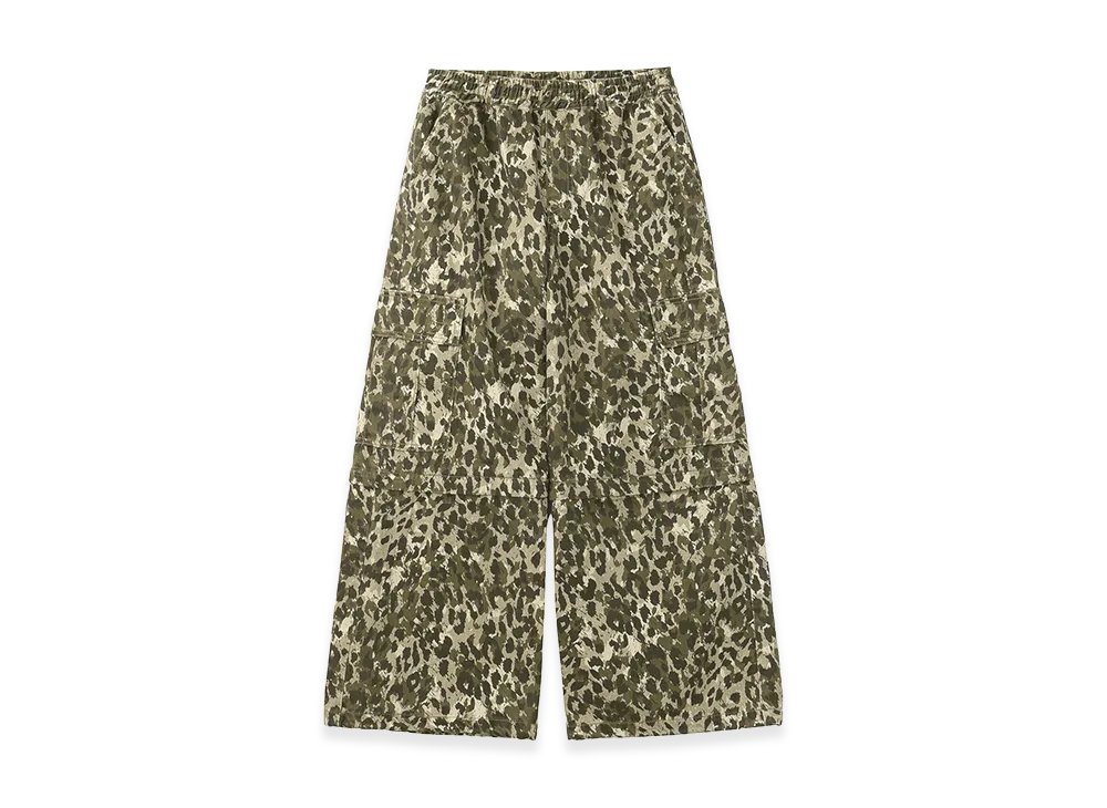 X-Girl Women's Washed 2Way Wide Leg Cargo Pants "Beige"