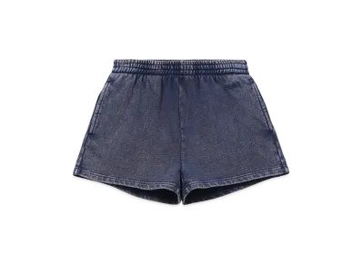 X-Girl Women's Faded Sweat Short Pants "Navy"