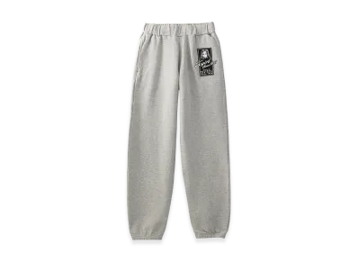 X-Girl Women's Face Box Patch Sweat Pants "Ash"