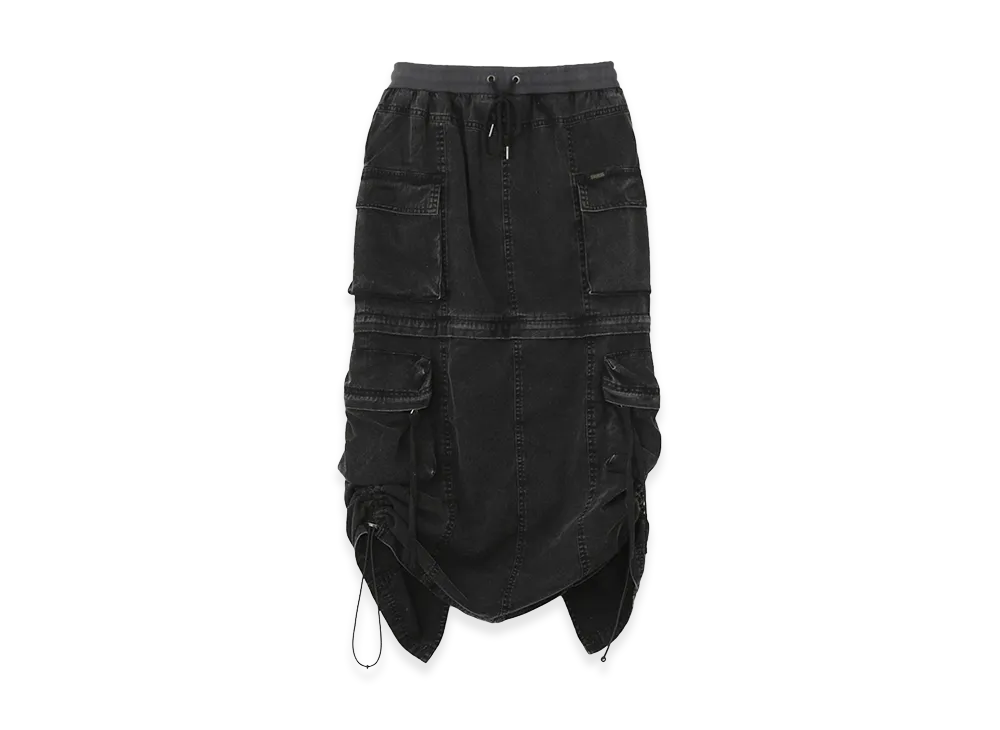 X-Girl Women's Convertible Cargo Skirt "Black"
