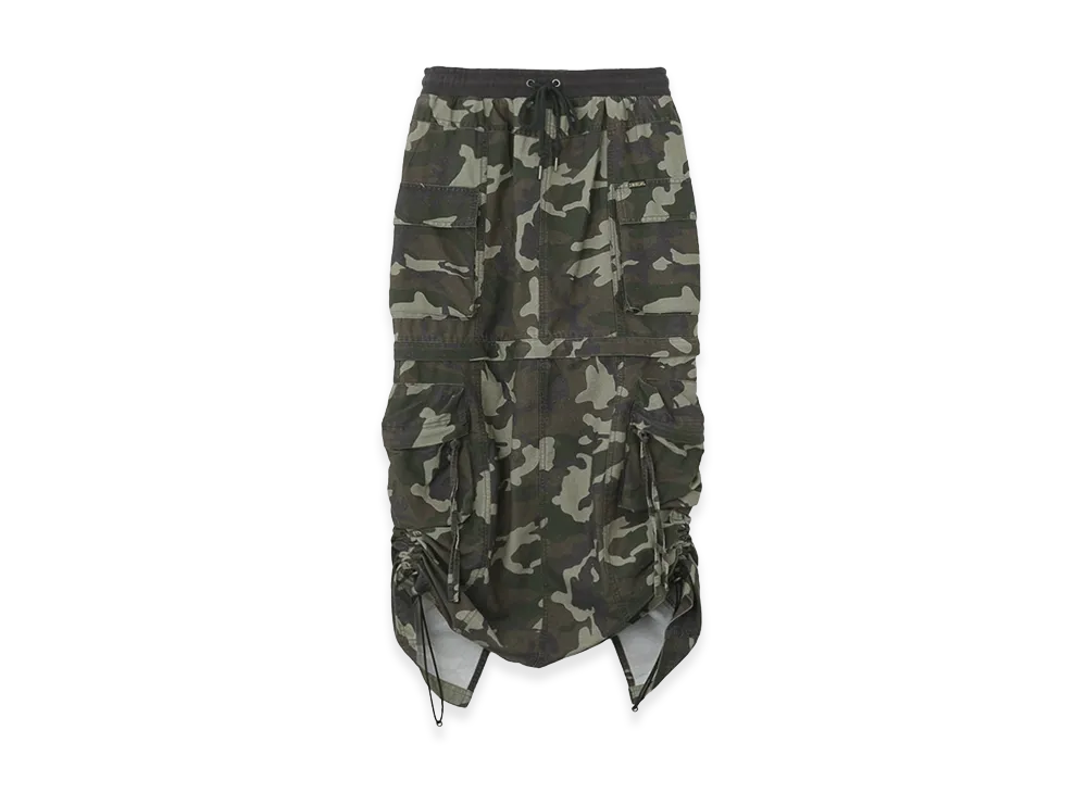 X-Girl Women's Convertible Cargo Skirt "Camo"
