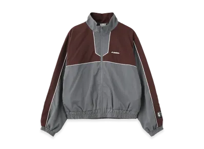 X-Girl Women's Face Label Track Jacket "Grey"