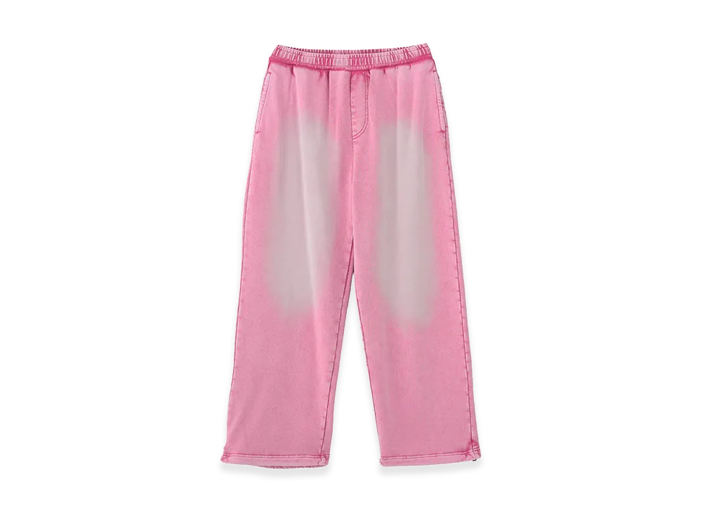 X-Girl Women's Face Label Washed Sweatpants "Pink"
