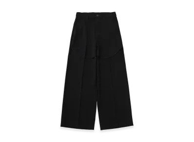 X-Girl Women's Curved Cut Paneled Pants "Black"