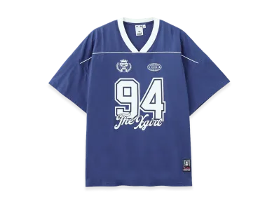 X-Girl Women's Face Label Number Big Tee Dress "Blue"