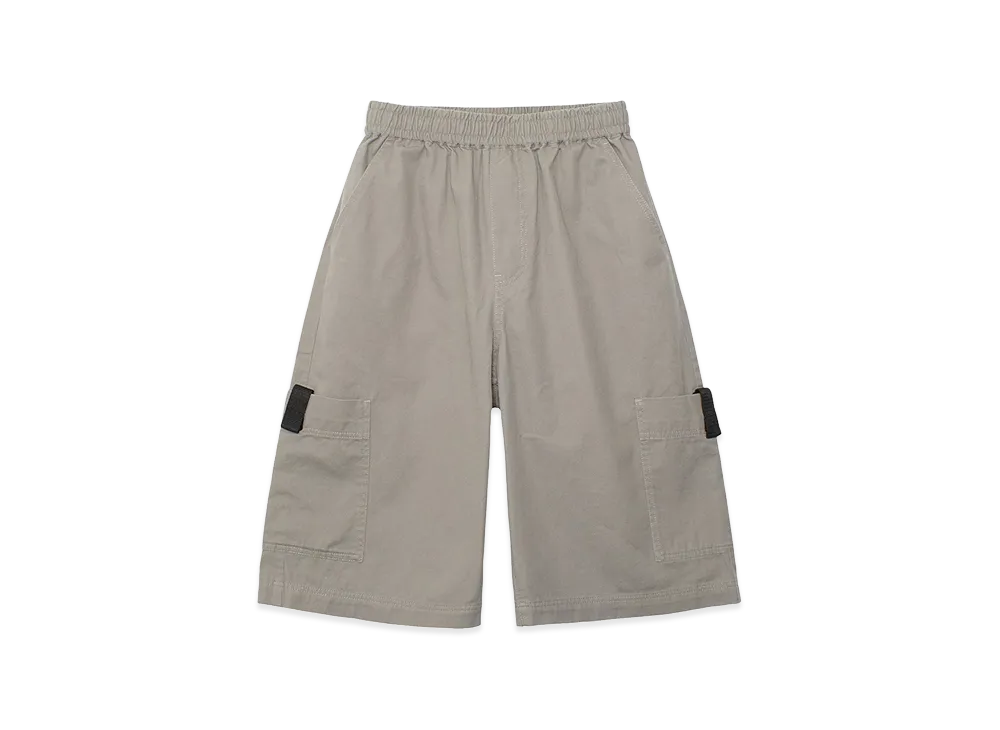 X-Girl Women's Faded Face Label Easy Shorts "Beige"