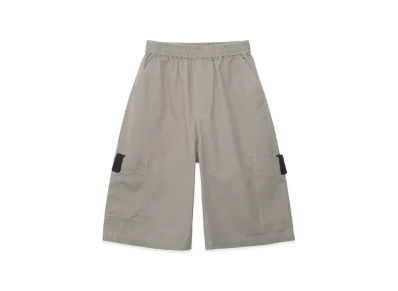 X-Girl Women's Faded Face Label Easy Shorts "Beige"