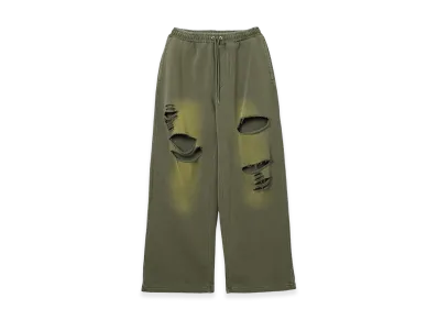 X-Girl Women's Distressed Sweatpants "Olive"
