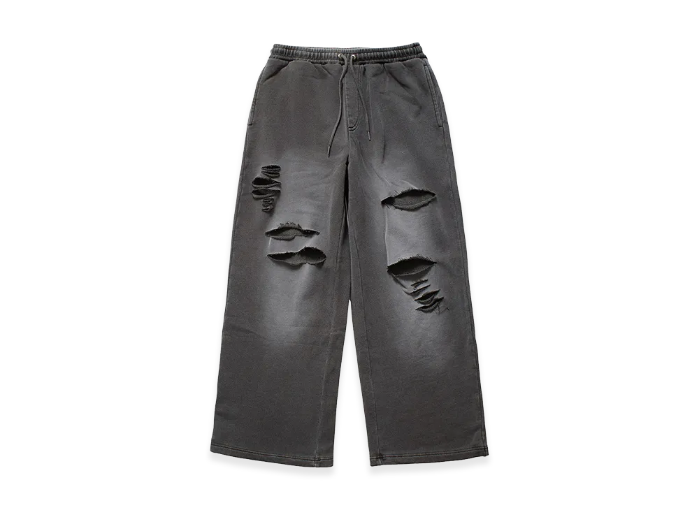 X-Girl Women's Distressed Sweatpants "Black"