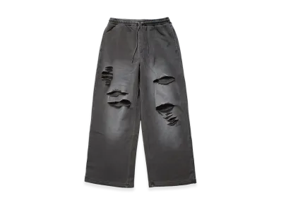 X-Girl Women's Distressed Sweatpants "Black"