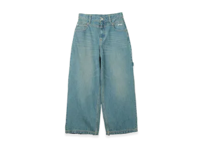X-Girl Women's Baggy Denim Pants "Light Indigo"