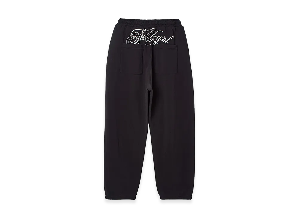 X-Girl Women's Script Logo Sweatpants "Black"