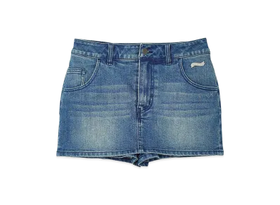 X-Girl Women's Denim Skort "Light Indigo"