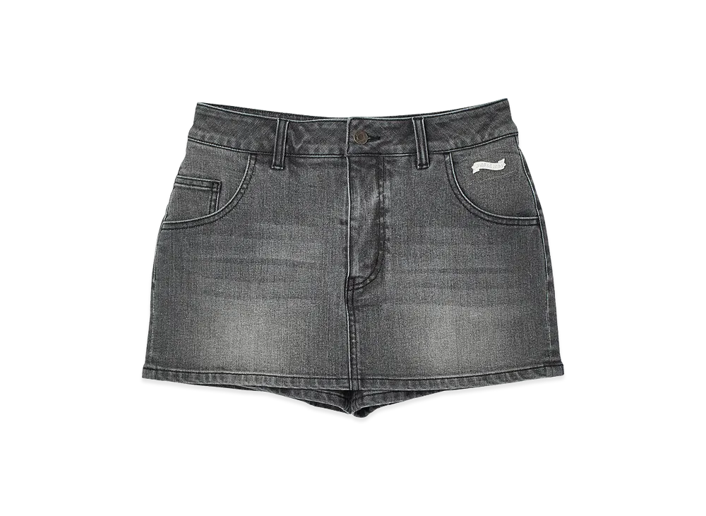 X-Girl Women's Denim Skort "Black"