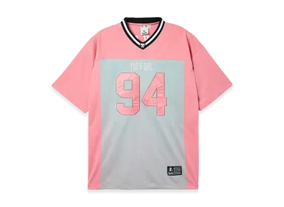 X-Girl Women's Face Label Football Tee Dress "Pink"