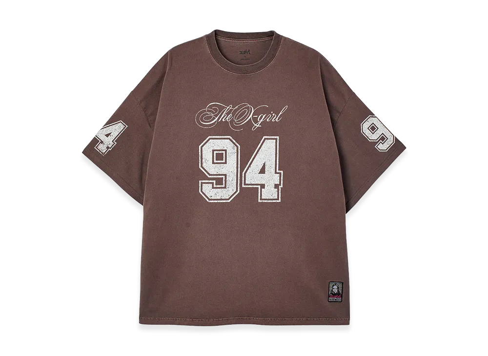 X-Girl Women's Faded Number S/S Big Tee Dress "Brown"