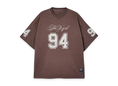 X-Girl Women's Faded Number S/S Big Tee Dress "Brown"