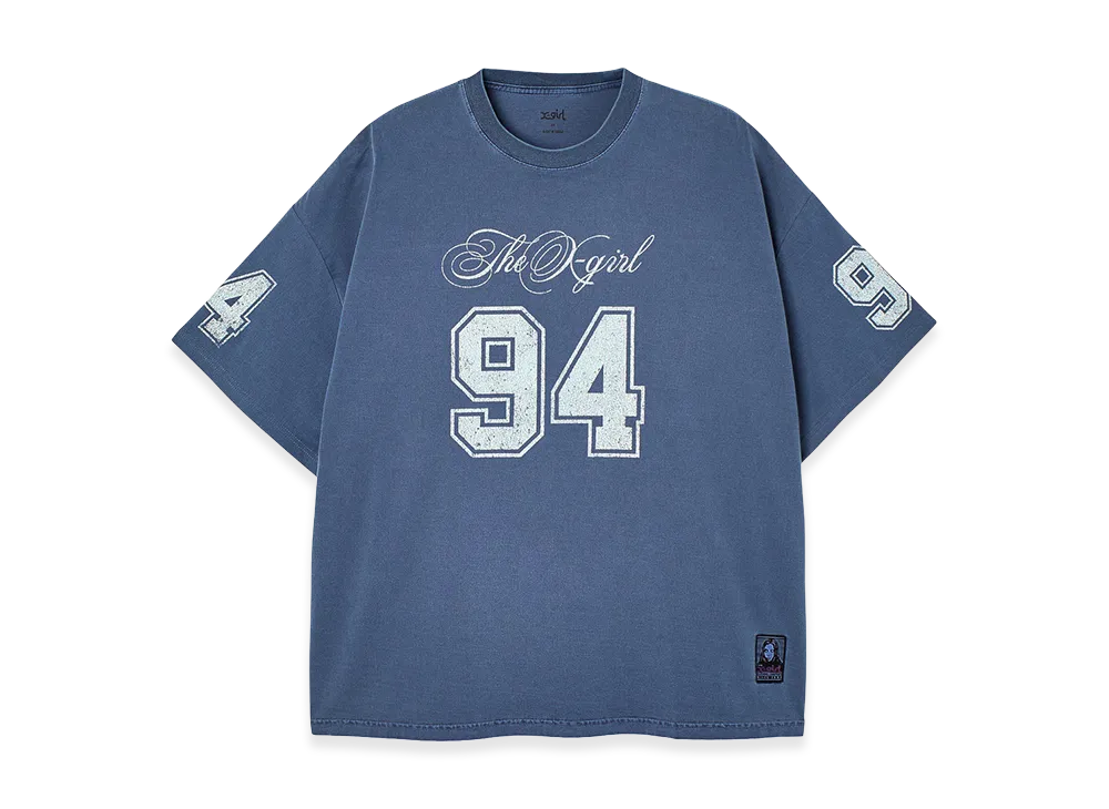 X-Girl Women's Faded Number S/S Big Tee Dress "Blue"