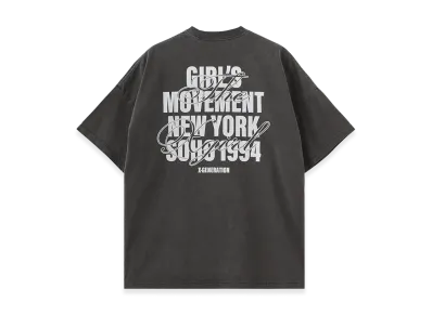 X-Girl Women's Faded Mix Font Logo S/S Big Tee Dress "Black"