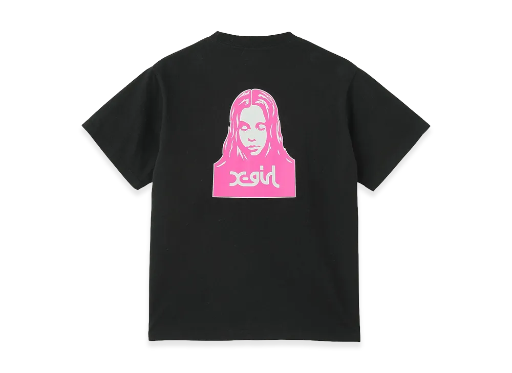 X-Girl Women's Face S/S Tee "Black"