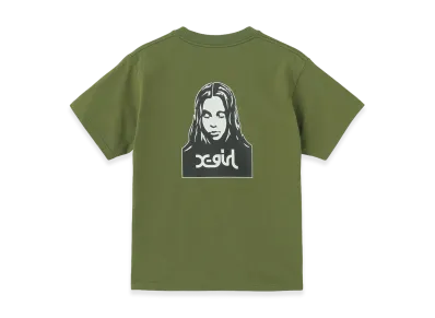 X-Girl Women's Face S/S Tee "Olive"
