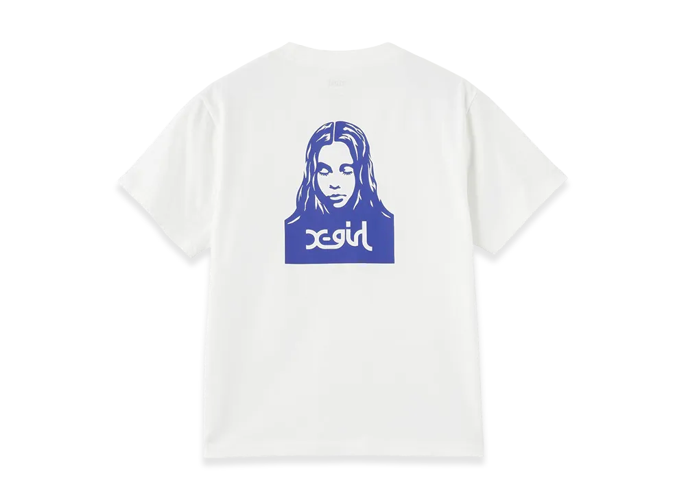X-Girl Women's Face S/S Tee "White"
