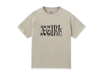 X-Girl Women's Studded Logo S/S Tee "Beige"